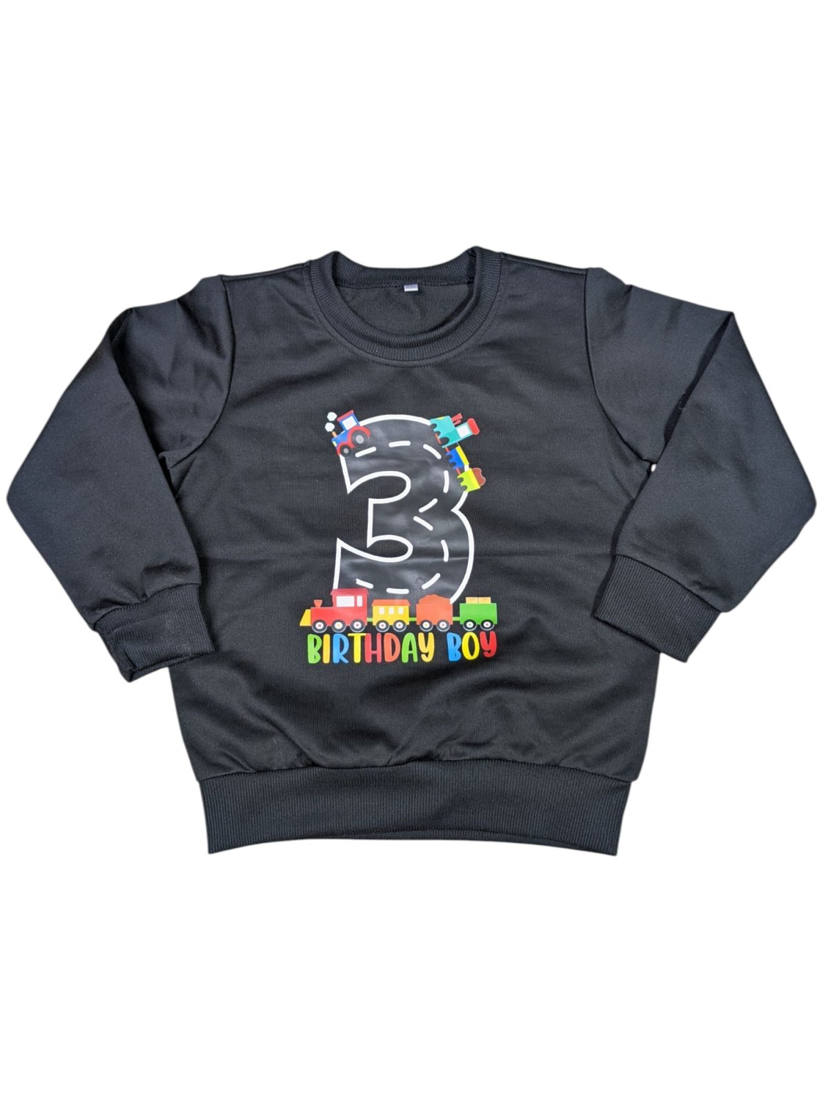 černá mikina bez kapuce s potiskem secondhand 